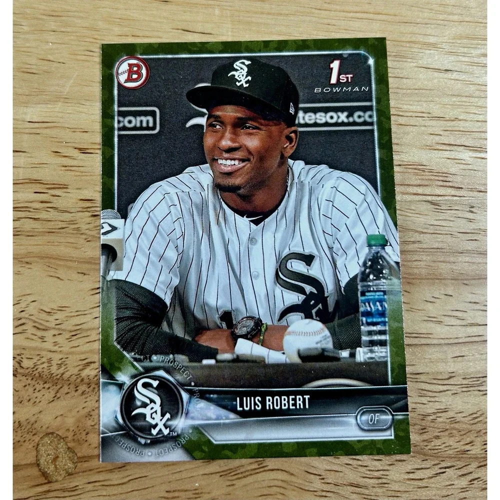 Topps 2018 Bowman Prospects Luis Robert RC Camo Parallel #BP21 White Sox
